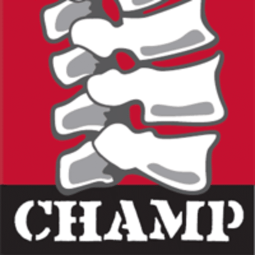 champ logo chiropractor chiropractic fitness training group classes noblesville fishers hamilton county